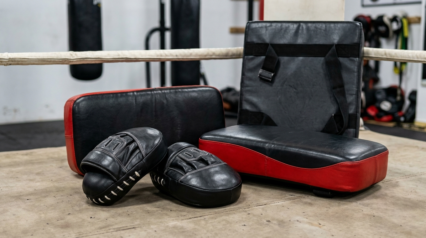 Pao, pattes d'ours et boucliers de frappe pour entraînement de boxe