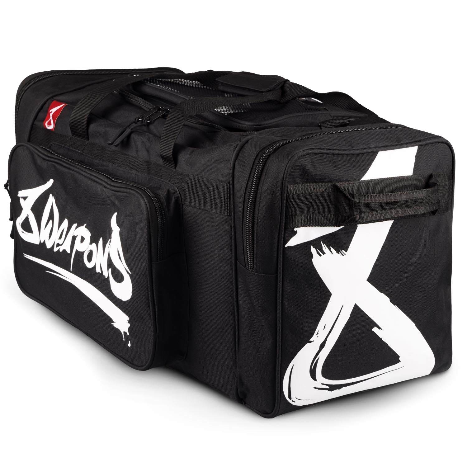 Sac de sport 8 WEAPONS Big 8 noir grande capacité pour équipement de sports de combat