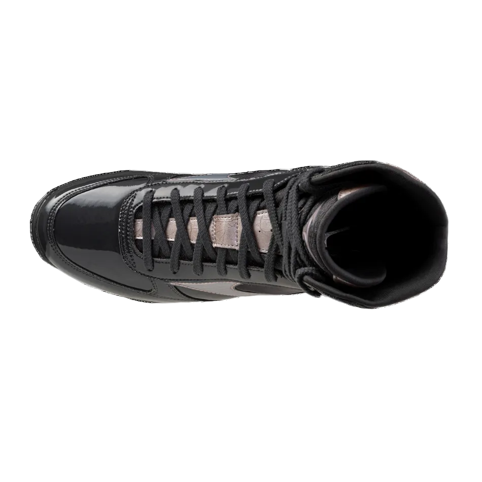 Chaussures de boxe Mizuno Wave Monster Noir avec technologie amortissante pour performance et stabilité