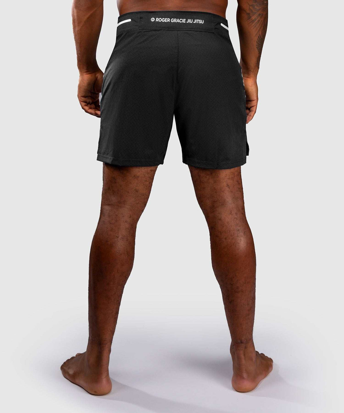 Fightshort Venum x Roger Gracie Academy noir résistant et flexible pour MMA et jiu-jitsu