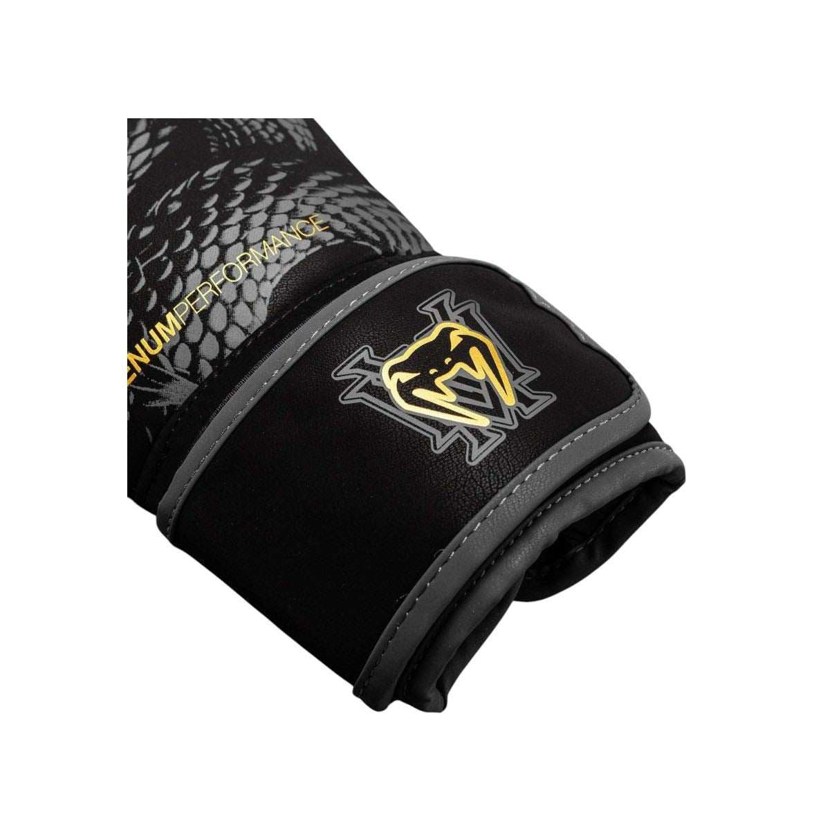 Gants de boxe Venum Matupa noir gris or pour entraînement et sparring avec protection et confort optimal