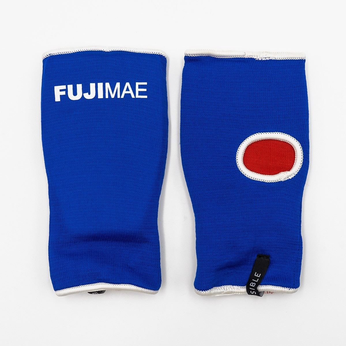 Mitaines réversibles bleu et rouge FUJIMAE pour entraînement boxe MMA avec mousse protectrice en EVA