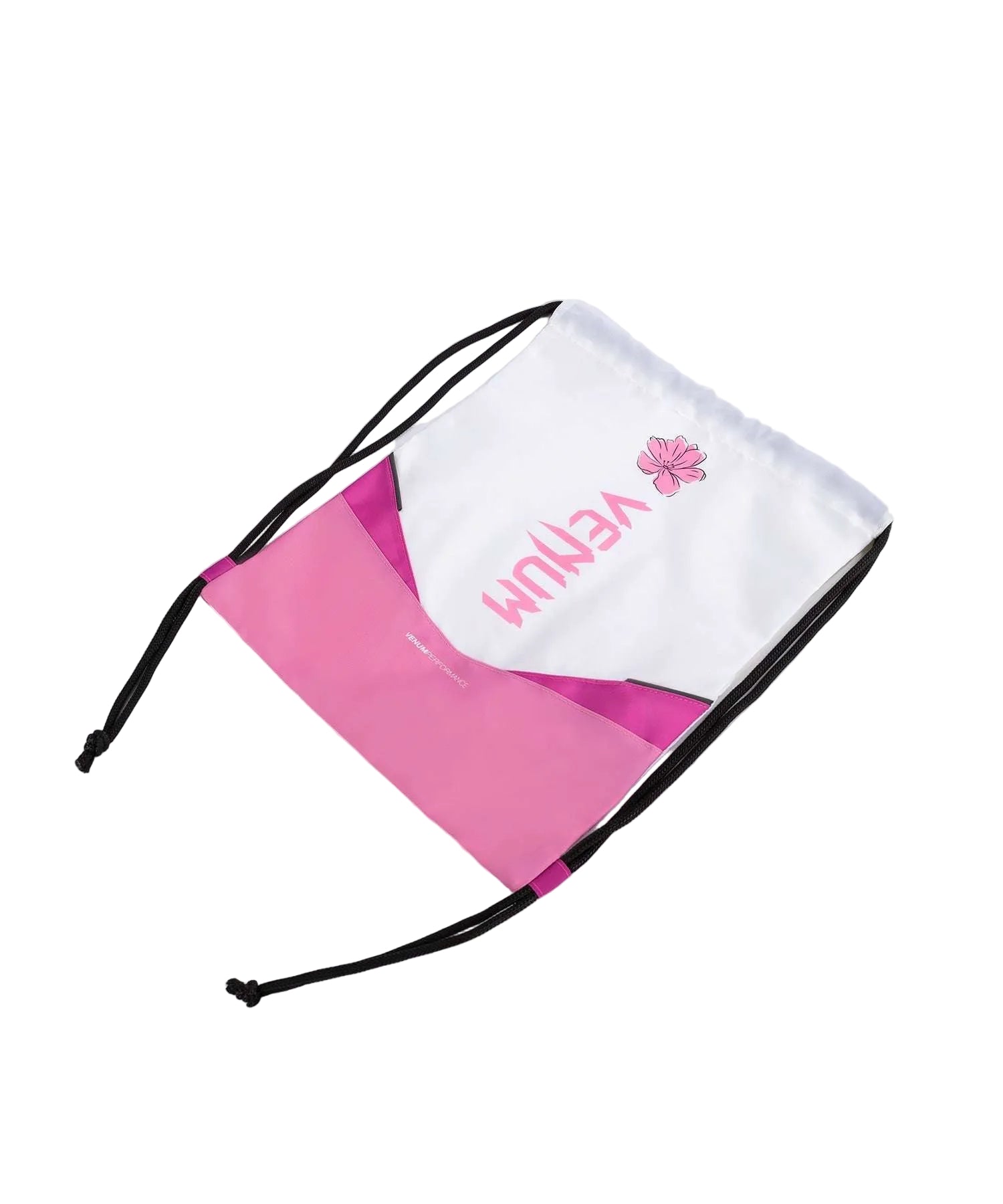 Sac à cordon Venum Evo 2 Flower rose blanc pour transport équipement sportif pratique et résistant