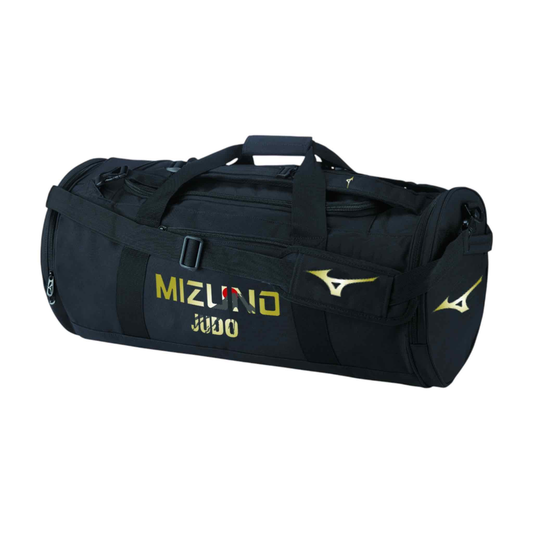 Sac de sport Mizuno Multiway FUJI Line 45L noir pour judo avec poignées et bretelles sac à dos