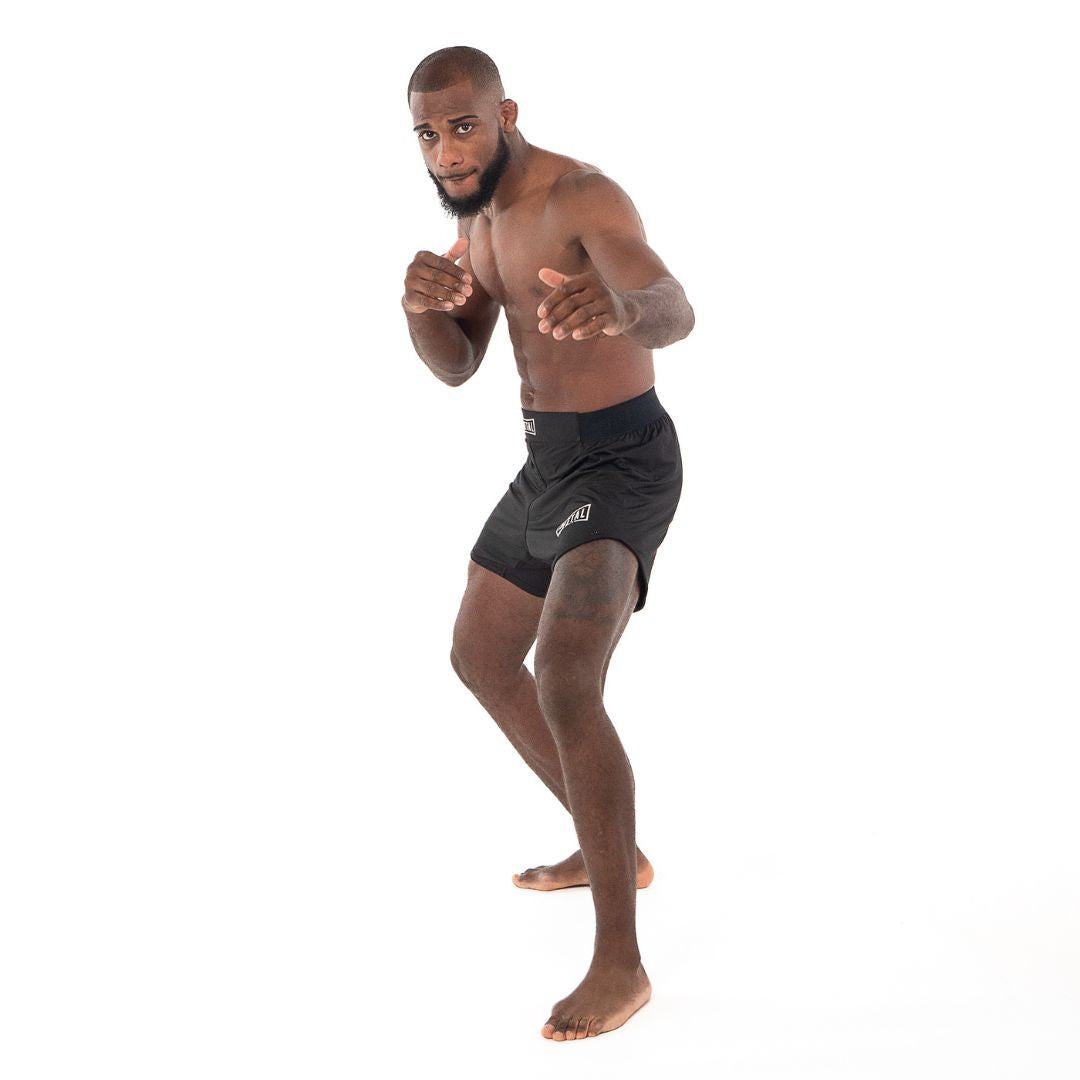 Short MMA Noir - Metal Boxe - MSS201N