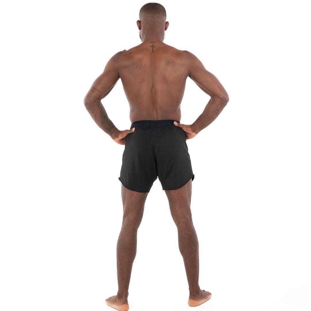 Short MMA Noir - Metal Boxe - MSS201N
