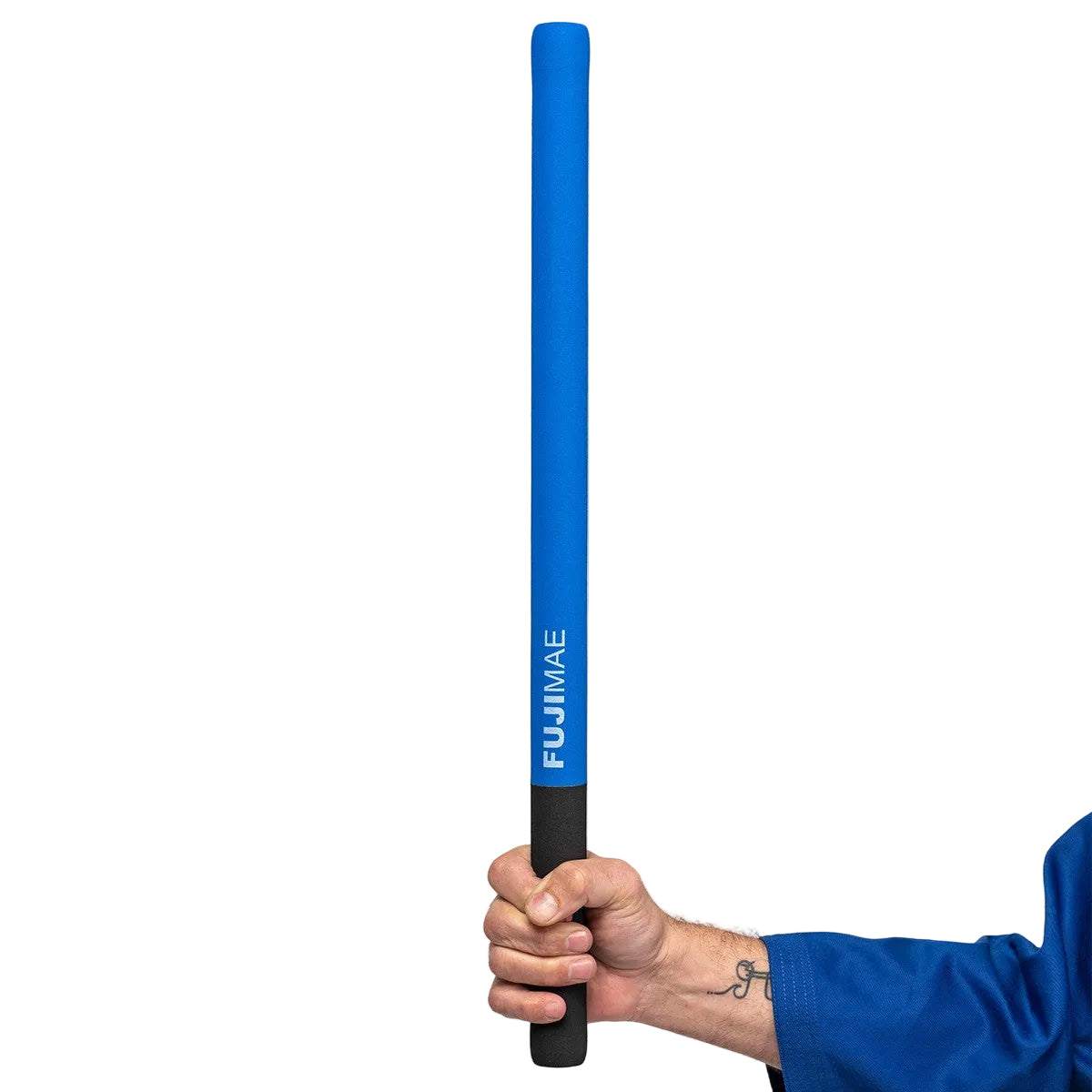 Bâton Kali Arnis en mousse bleu et noir Fuji Mae pour entraînement sécuritaire arts martiaux philippins