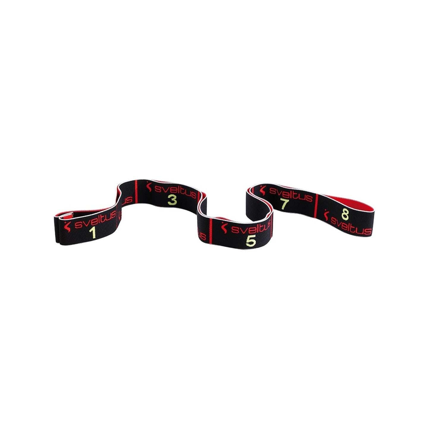 Bande de résistance Elastiband noir 15 kg Sveltus pour renforcement musculaire intense