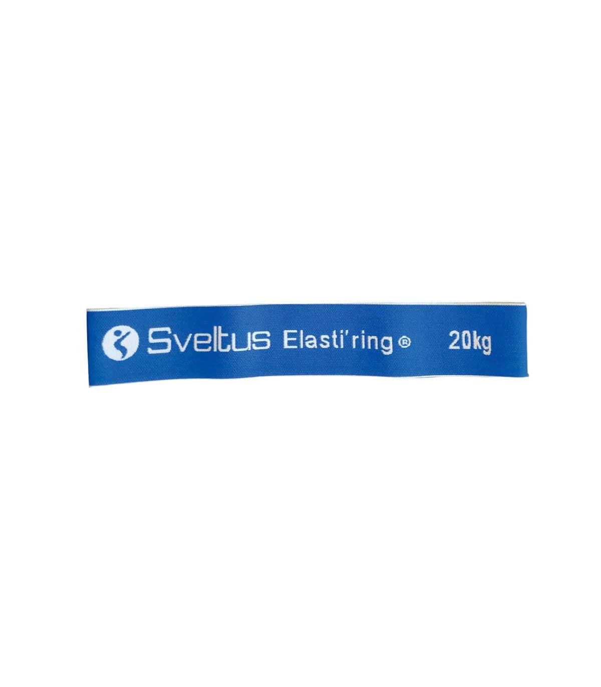 Bande de résistance Elasti'ring bleu 20 kg pour renforcement musculaire intensif