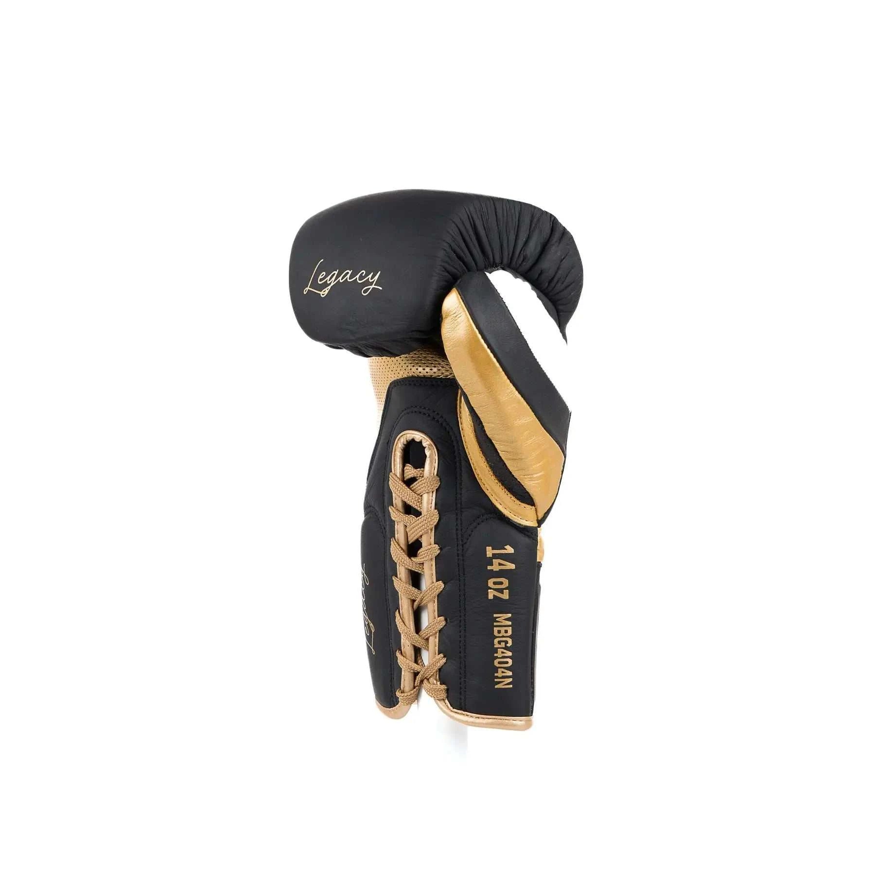 Détail des gants de boxe sparring Metal Boxe Legacy noirs