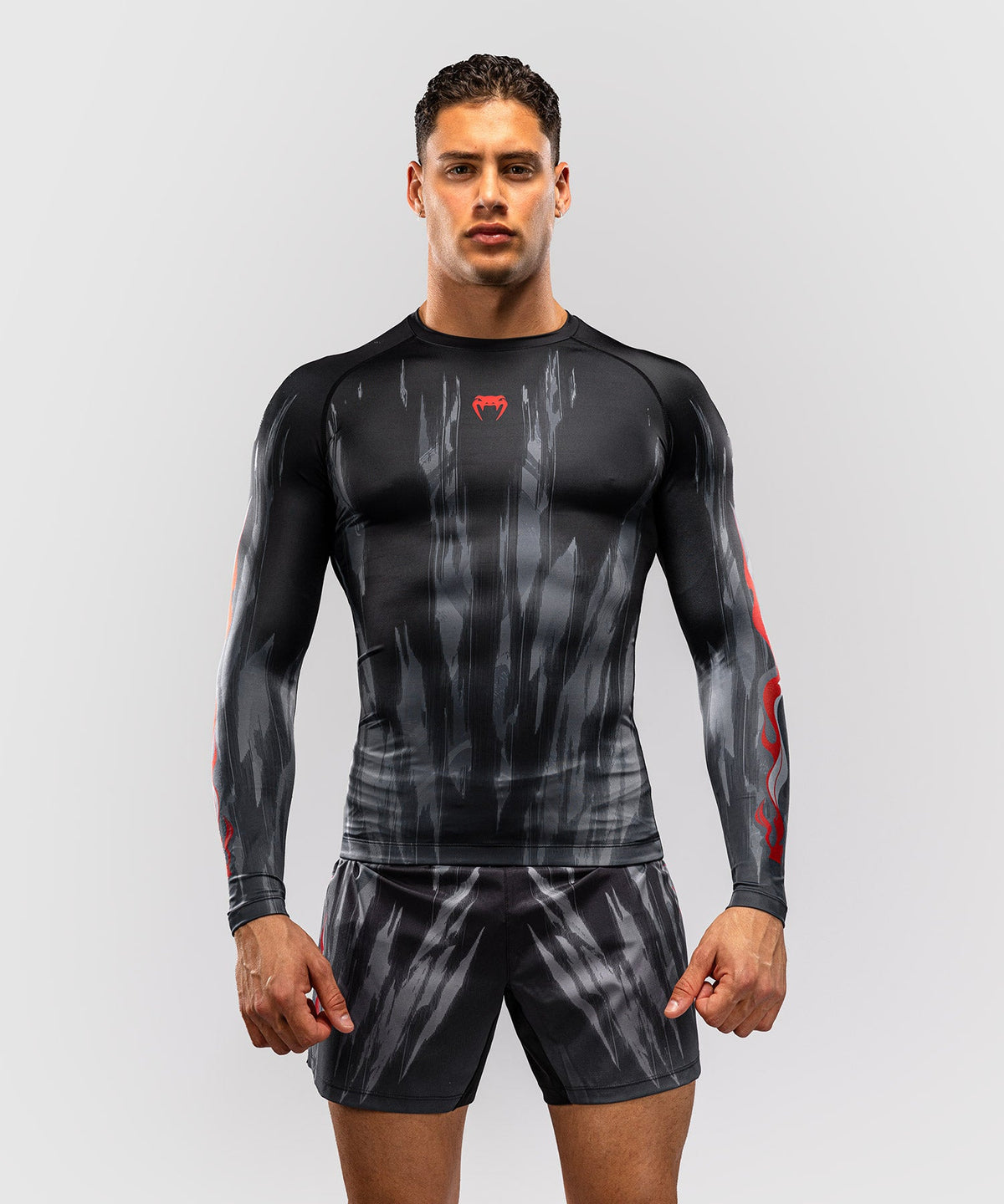 Rashguard Manches Longues Venum Demon Noir/Gris