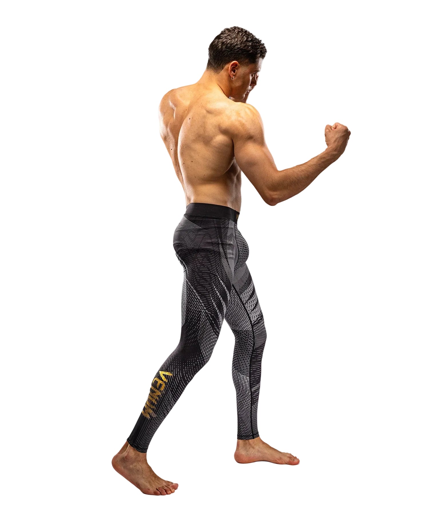 Spats Venum Galactic 3.0 Noir/Or disponible à la Boutique des Arts Martiaux