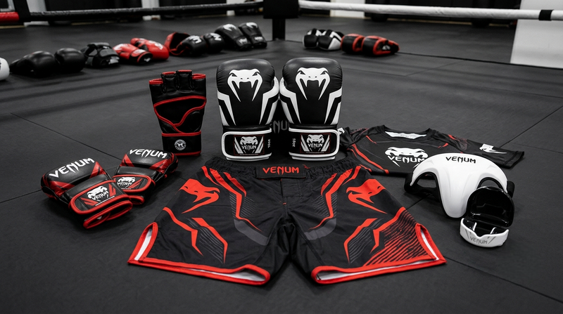 Équipement MMA complet pour bien s'équiper, proteges, gants et casque de combat