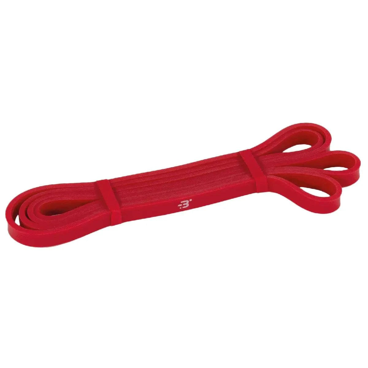 Bande élastique de résistance en latex Bliss rouge, 2 à 15 kg
