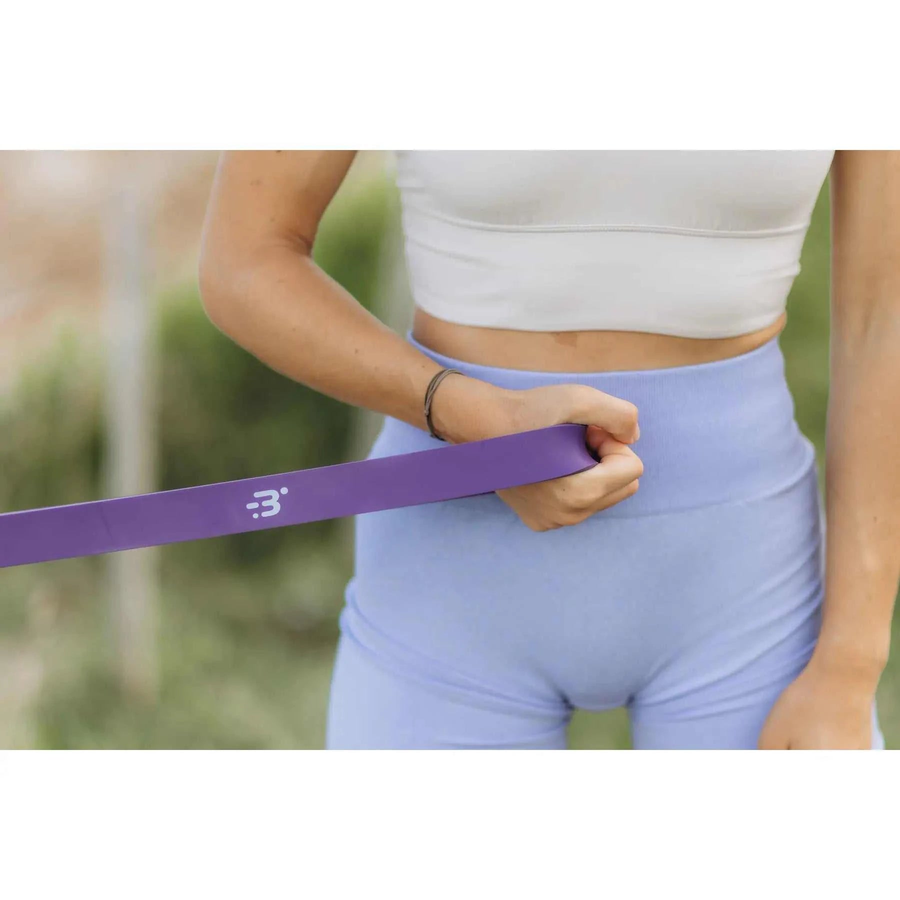 Bande élastique Bliss violette pour le renforcement du bas du corps