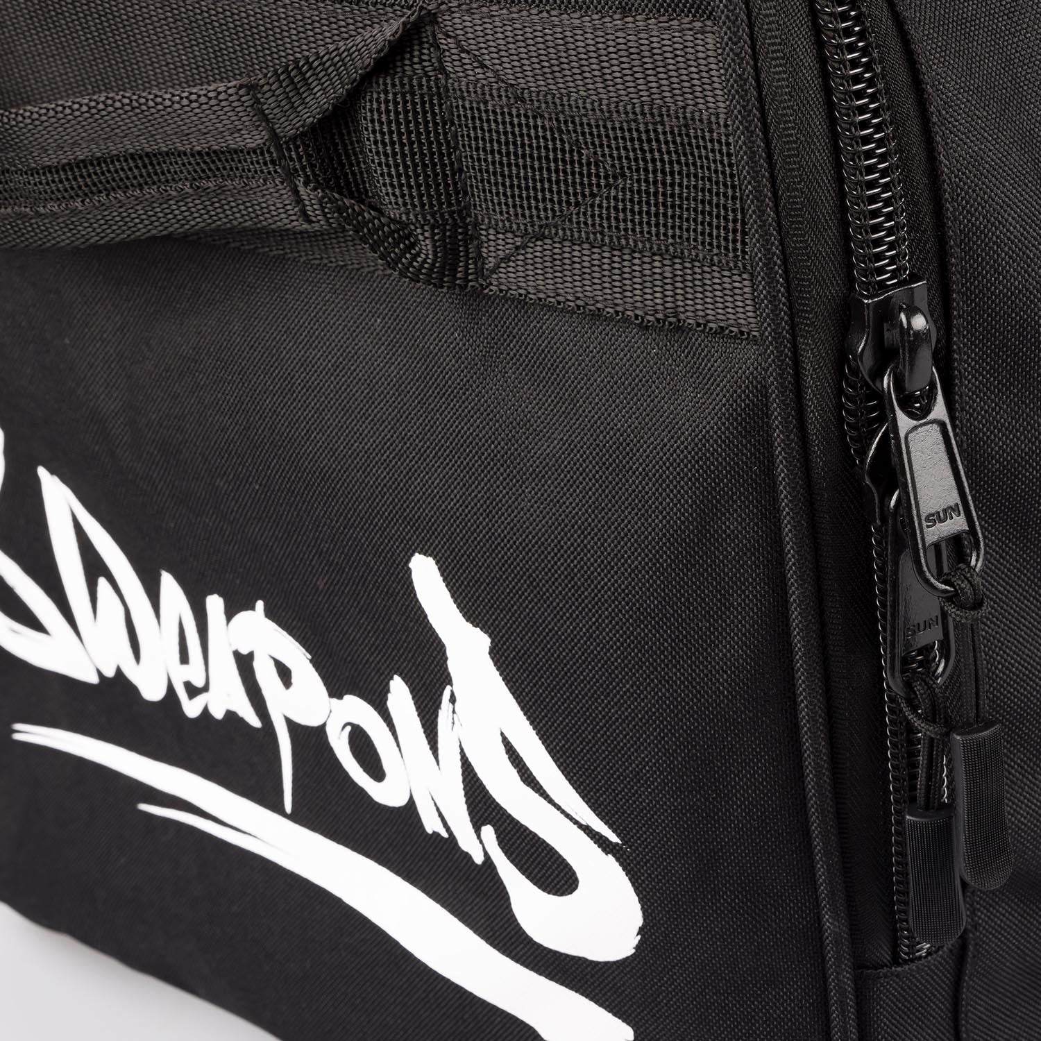 Sac de sport 8 WEAPONS Big 8 noir grande capacité pour sports de combat