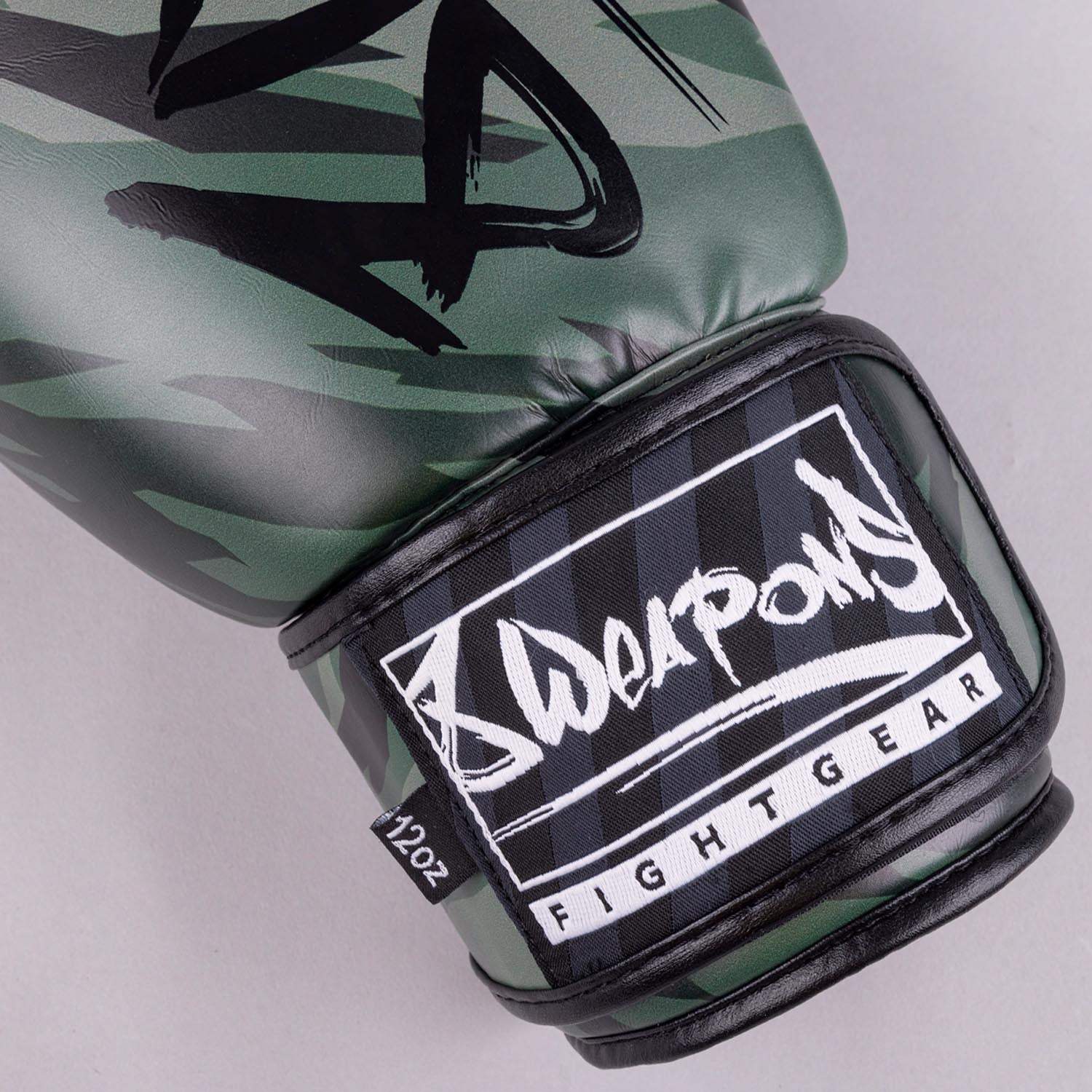 Gants de boxe 8 WEAPONS Unlimited 2.0 camouflage urbain robustes avec maintien du poignet et absorption des chocs