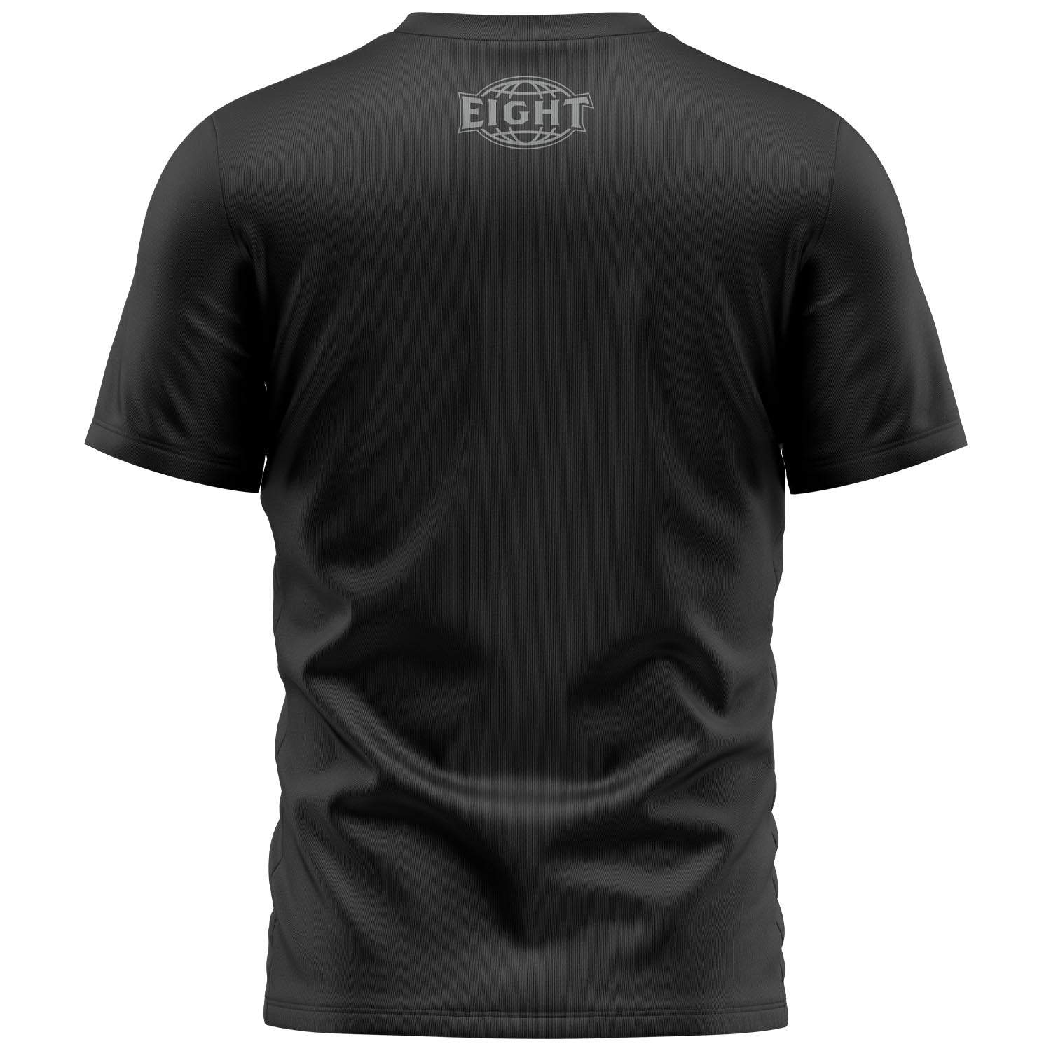 T-shirt noir 8 Weapons style Muay Thaï inspiré de Bangkok, confortable et résistant