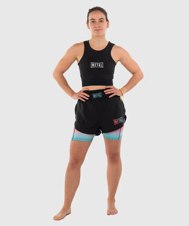 Brassière de sport femme Metal Boxe maintien confortable et liberté de mouvement