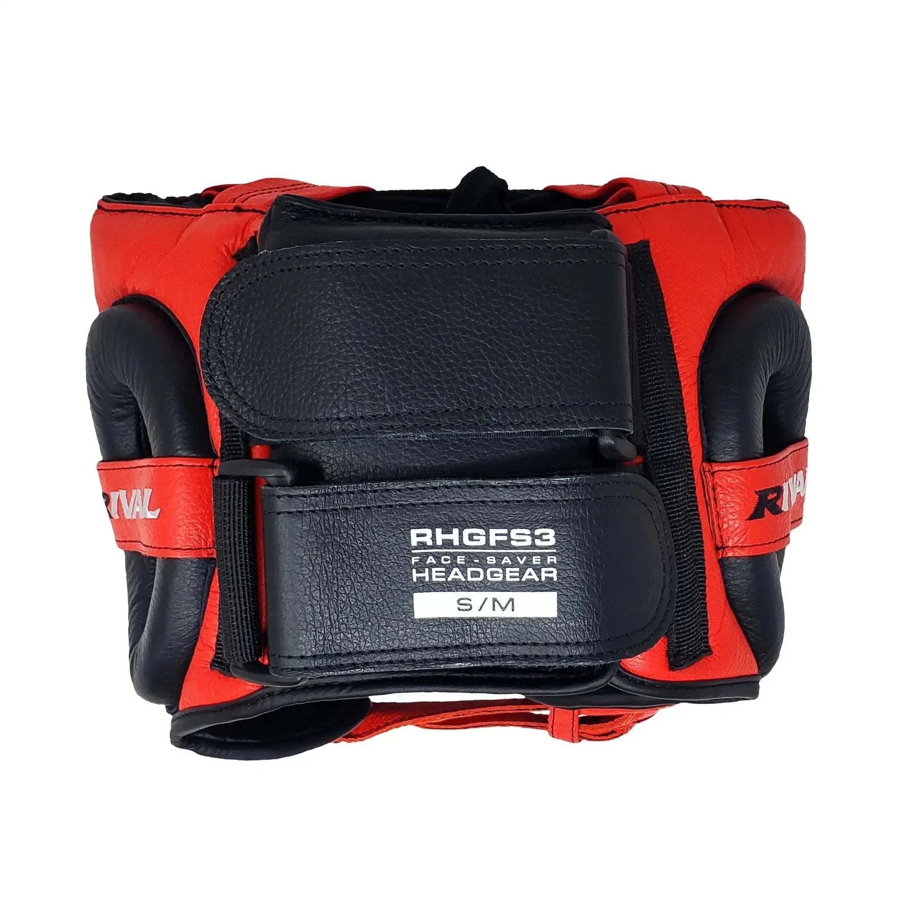 Casque de sparring rouge Rival Boxing avec barre de protection faciale et ajustement sécurisé