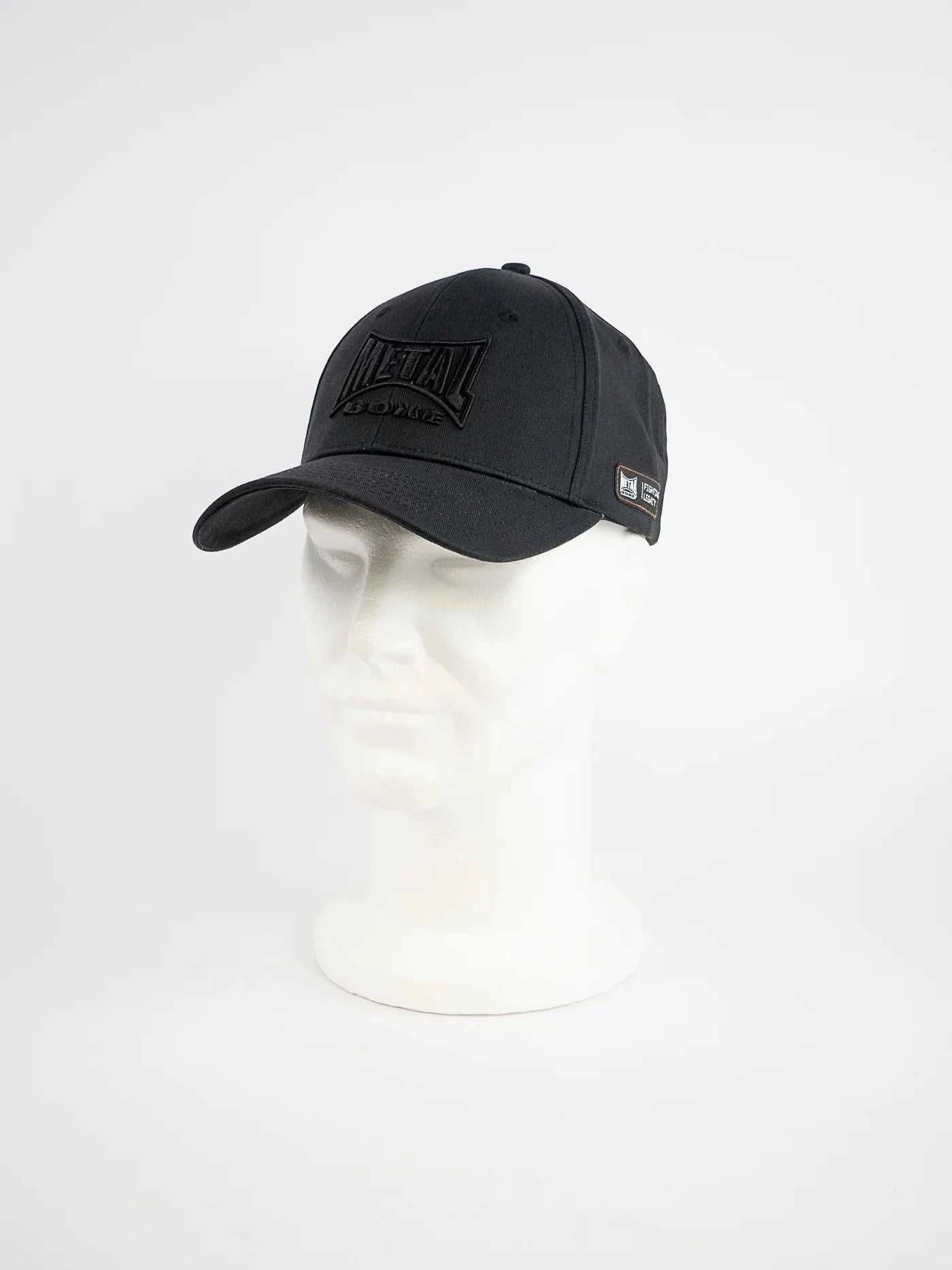 Casquette Metal Boxe Broderie 3D - Noir