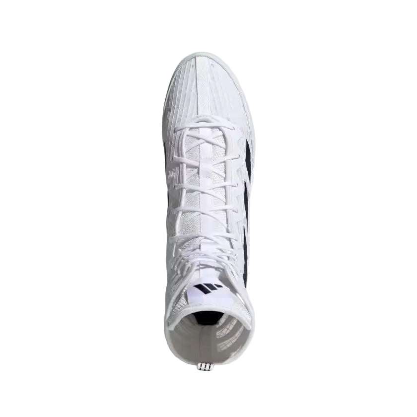 Chaussures de Boxe Anglaise Adidas Box Hog 4 - Blanc/Noir