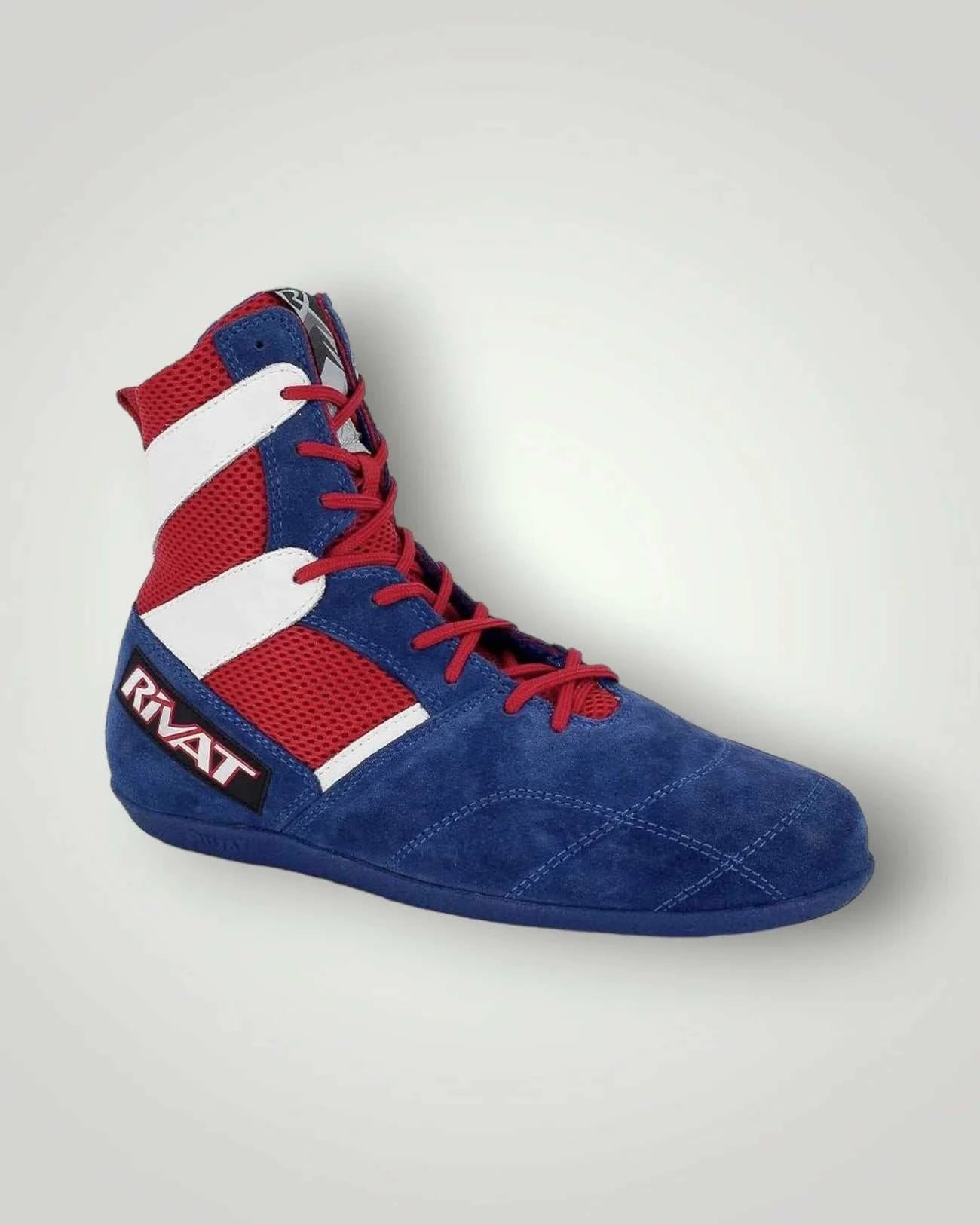 Chaussures Boxe Française Rivat Top Light Bleu Blanc Rouge