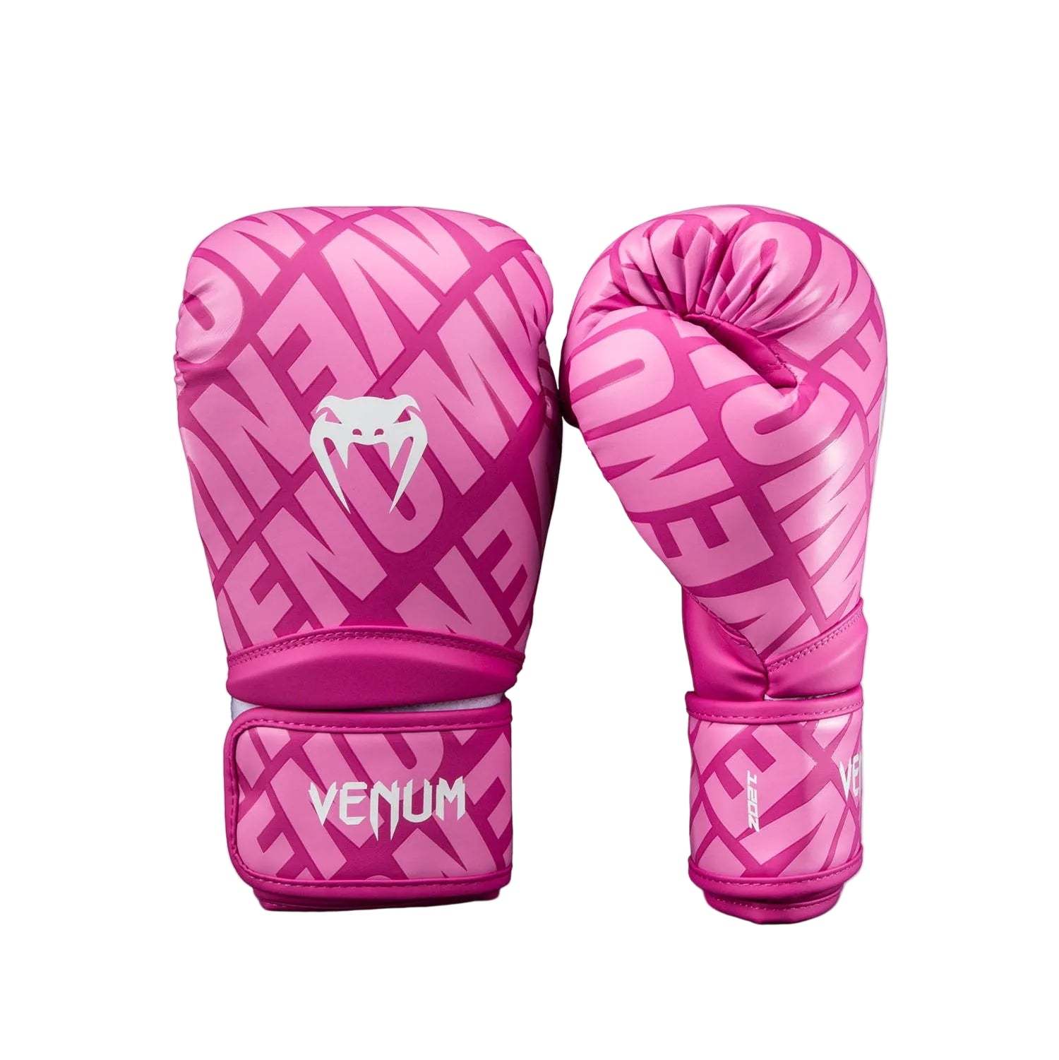 Gants de boxe Venum Contender 1.5 XT 3D rose candy blanc pour entraînement et protection optimale