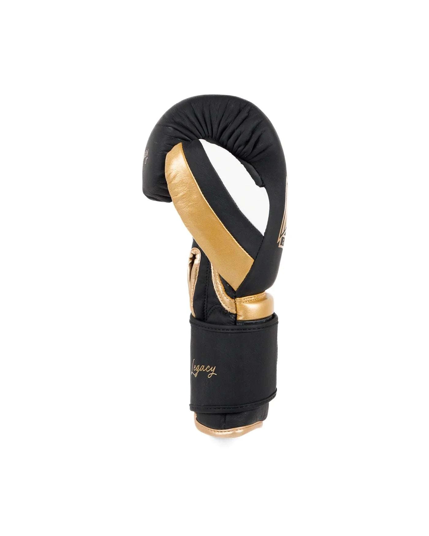 Gants de Boxe Legacy Sparring velcro Metal Boxe - Noir