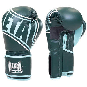 Gants de boxe Metal Boxe RZR bleu Deep Waters pour entraînement et sparring certifiés CE