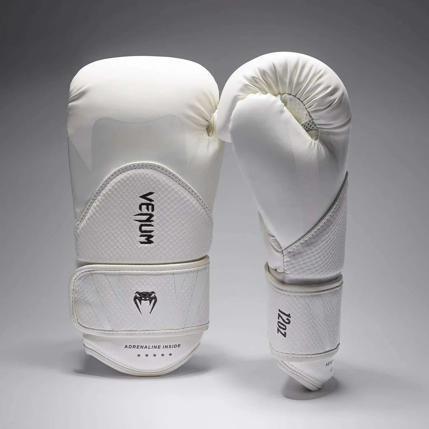 Gants de boxe Venum Challenger 4.0 Scales en cuir synthétique avec mousse triple densité et design snakeskin