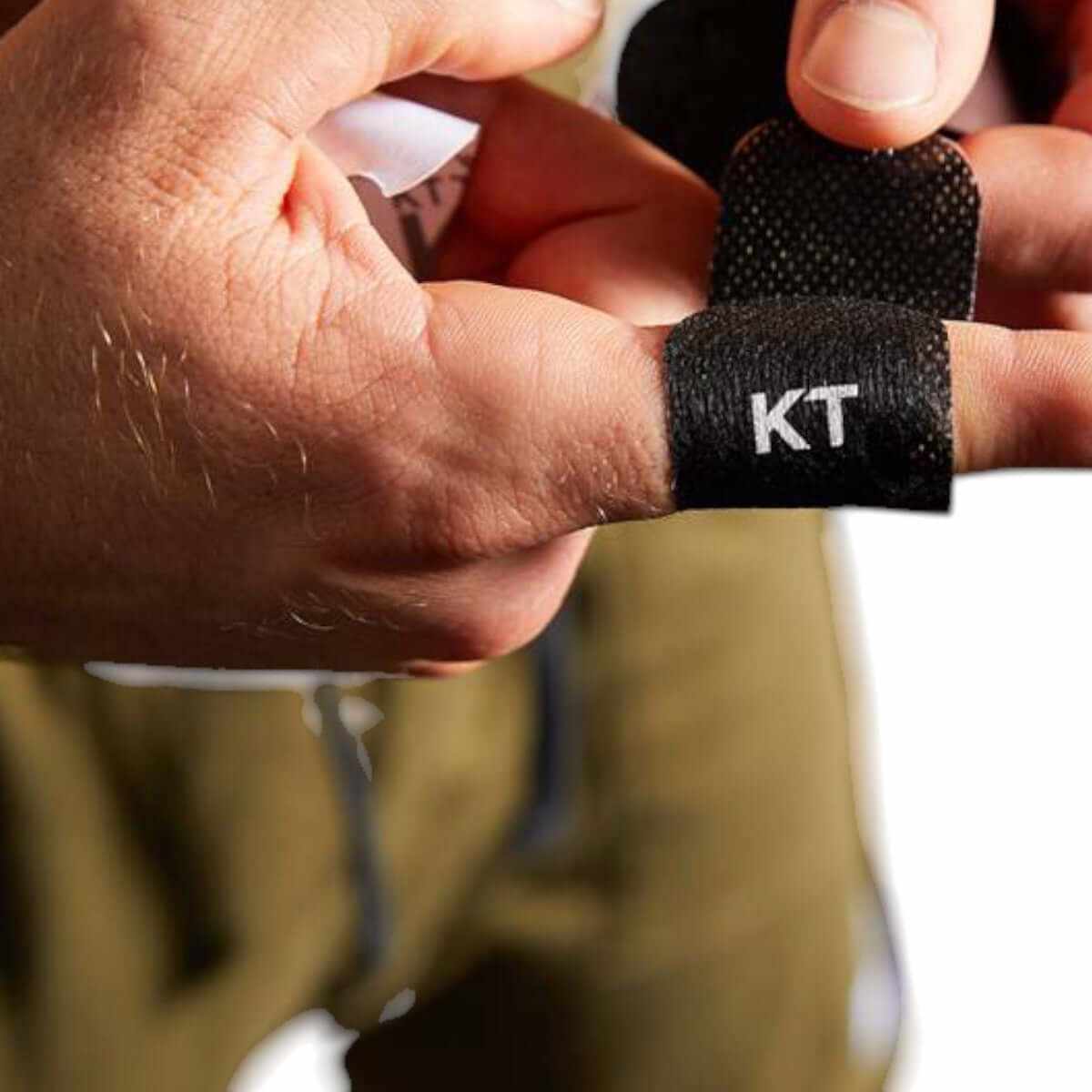 KT Tape Ruban de prévention des ampoules Pré-découpé (30 X 9 cm) Noir