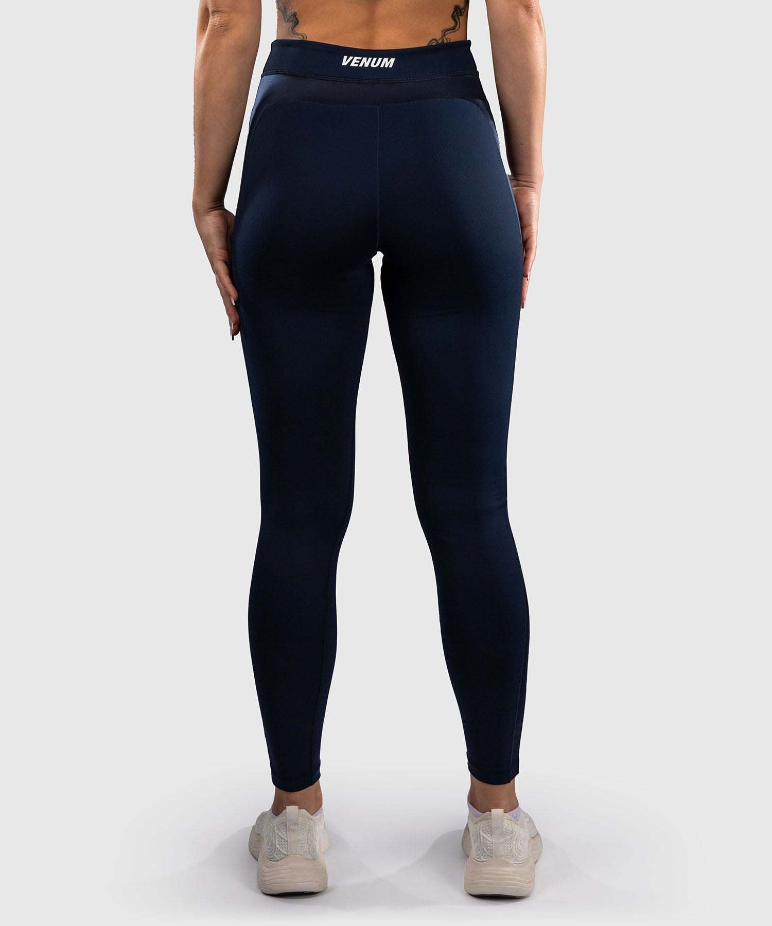 Legging pour femme Venum Sculpt Shape bleu marine compression et maintien pour entraînement MMA