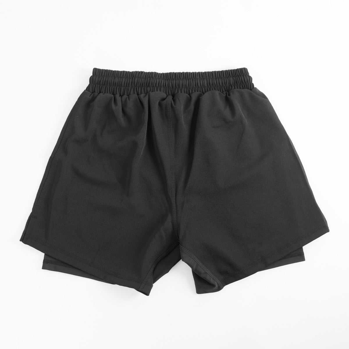 Short No-Gi & MMA FUJIMAE noir ultra léger pour grappling et Jiu-Jitsu Brésilien No-Gi