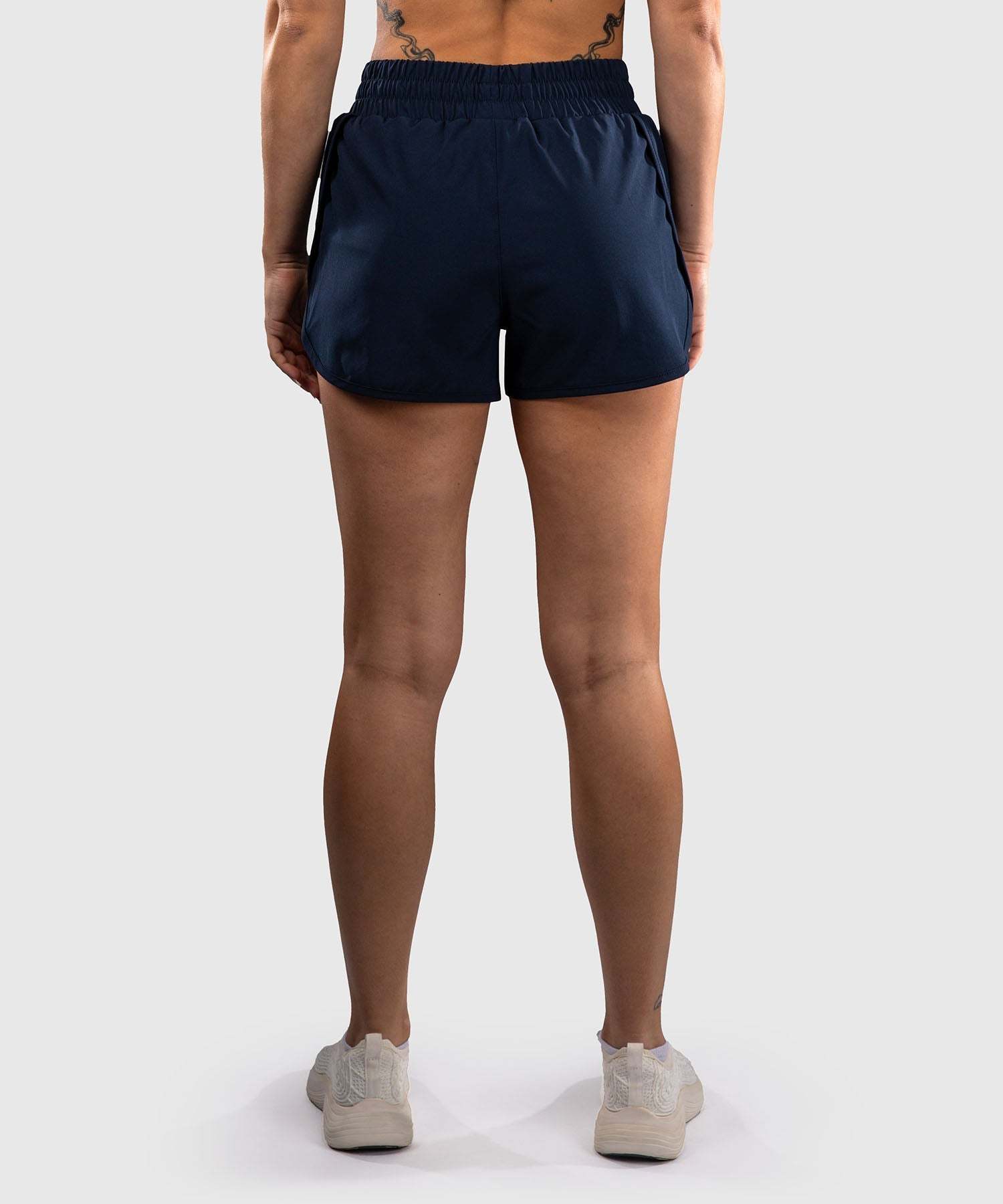 Short d’entraînement femme Venum Sculpt Shape bleu marine léger et respirant pour training