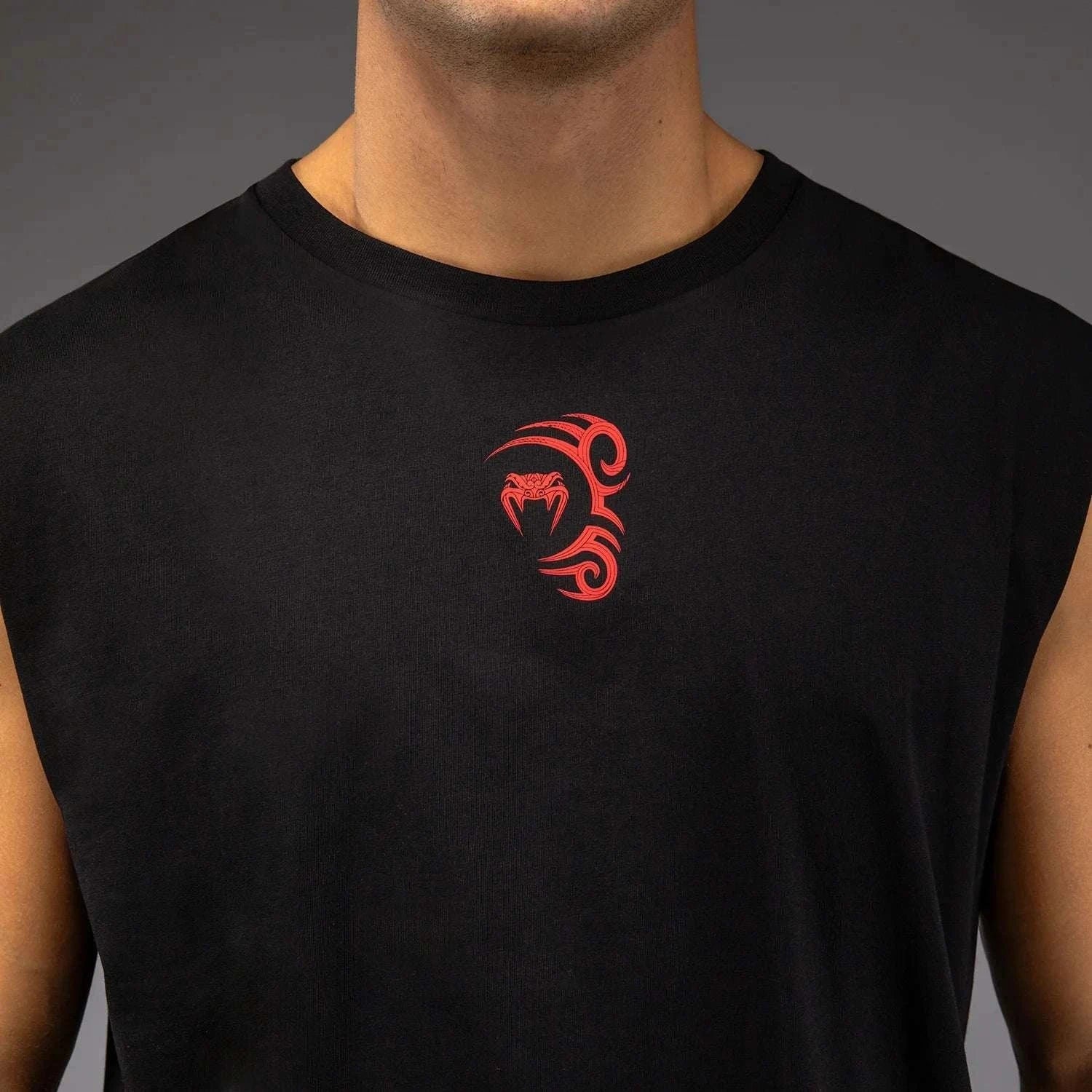 Débardeur noir Venum x Mike Tyson Tiger sans manches en coton pour boxe et training