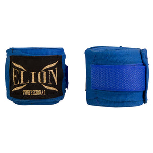 Bandes de boxe ELION 4,5 m bleu, coton et lycra