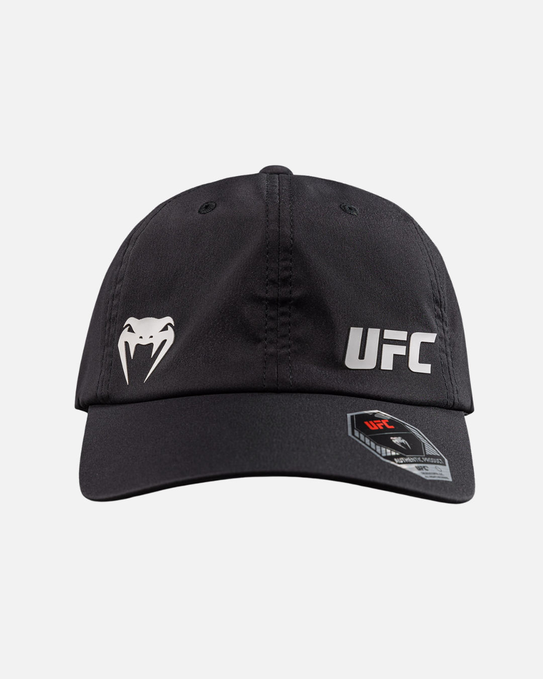 Casquette UFC Venum Fight Week Noir Blanc vue de face