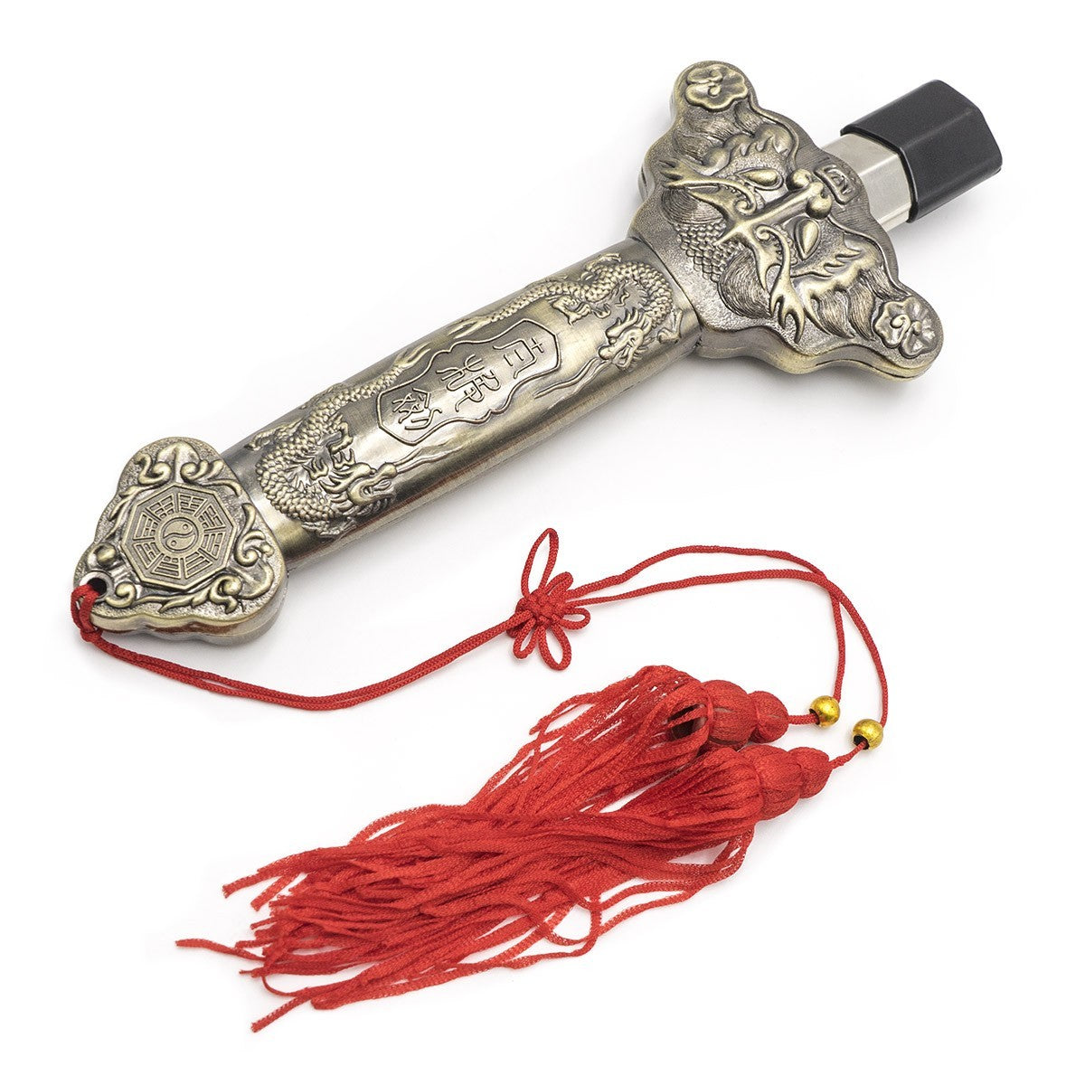 Poignée ciselée dorée de l'épée de Tai Chi rétractable FUJIMAE