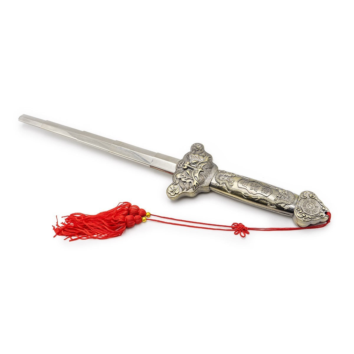 Lame chromée de 70 cm de l'épée de Tai Chi télescopique FUJIMAE or