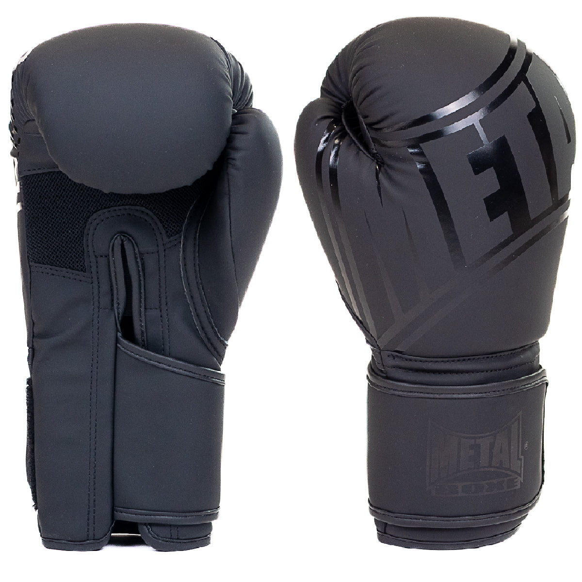 Gants de boxe Metal Boxe RZR noir, la paire