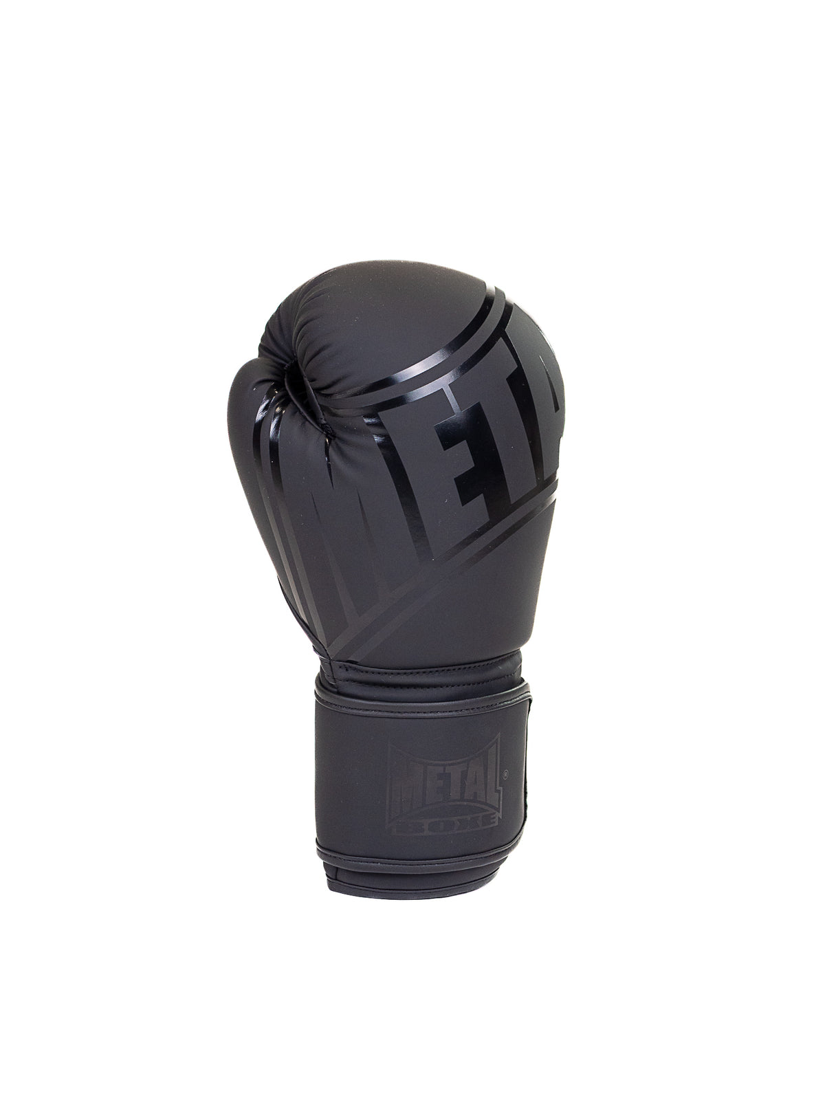 Gants de boxe Metal Boxe RZR noir, zone de frappe rembourree