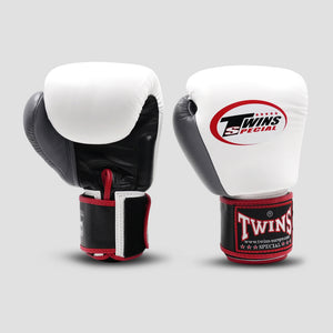 Gants de boxe Twins BGVL3 3 tons Noir Blanc Gris