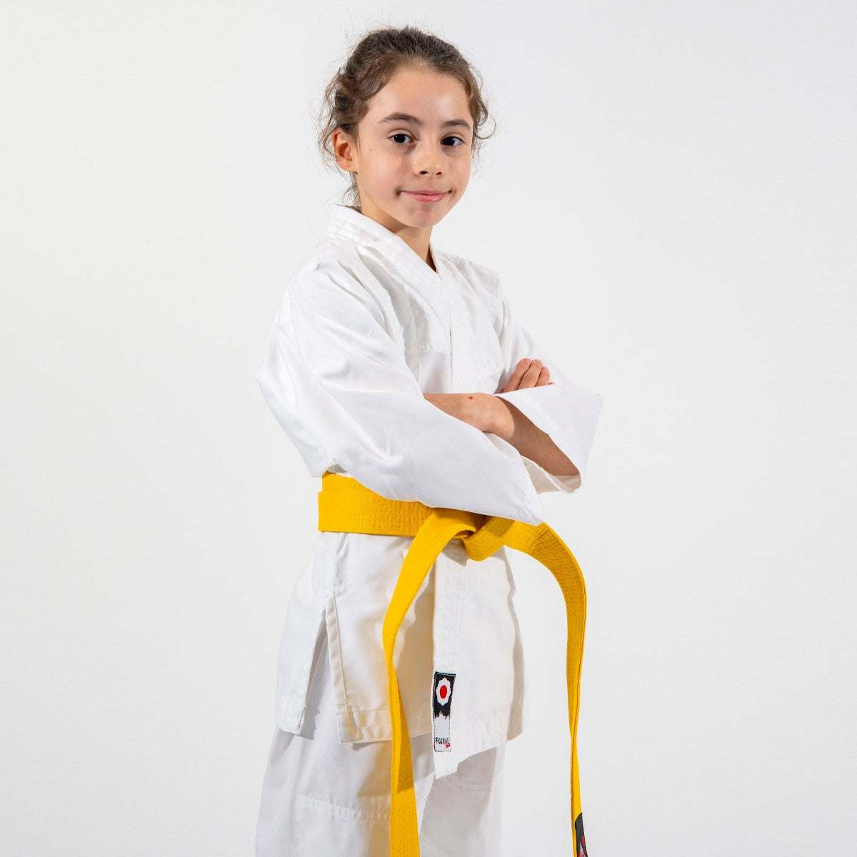 Pantalon du kimono de judo FUJIMAE Basic, taille élastique à lacets