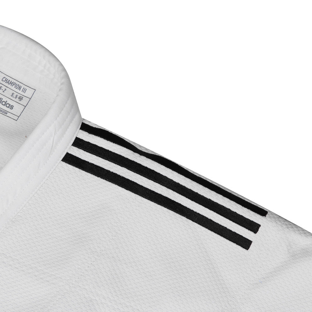 Kimono Judo Adidas Champion III IJF Blanc – Compétition Officielle