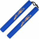 Nunchaku mousse corde Noris - Bleu 30 cm