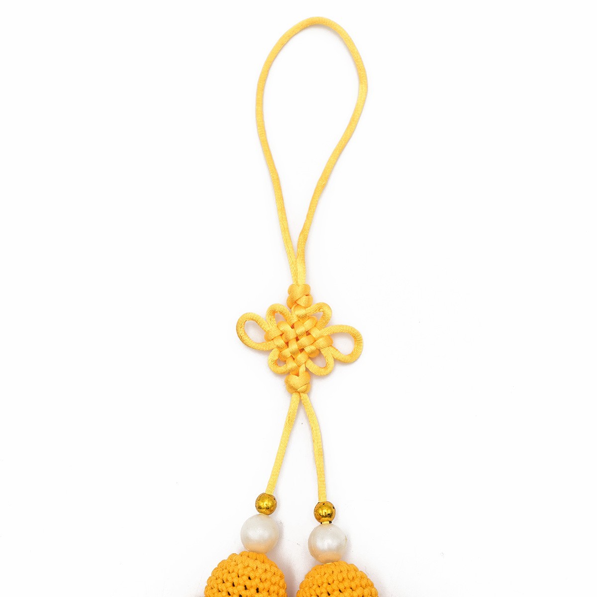 Pompon d'épée chinoise FUJIMAE en nylon, 46 cm de longueur totale