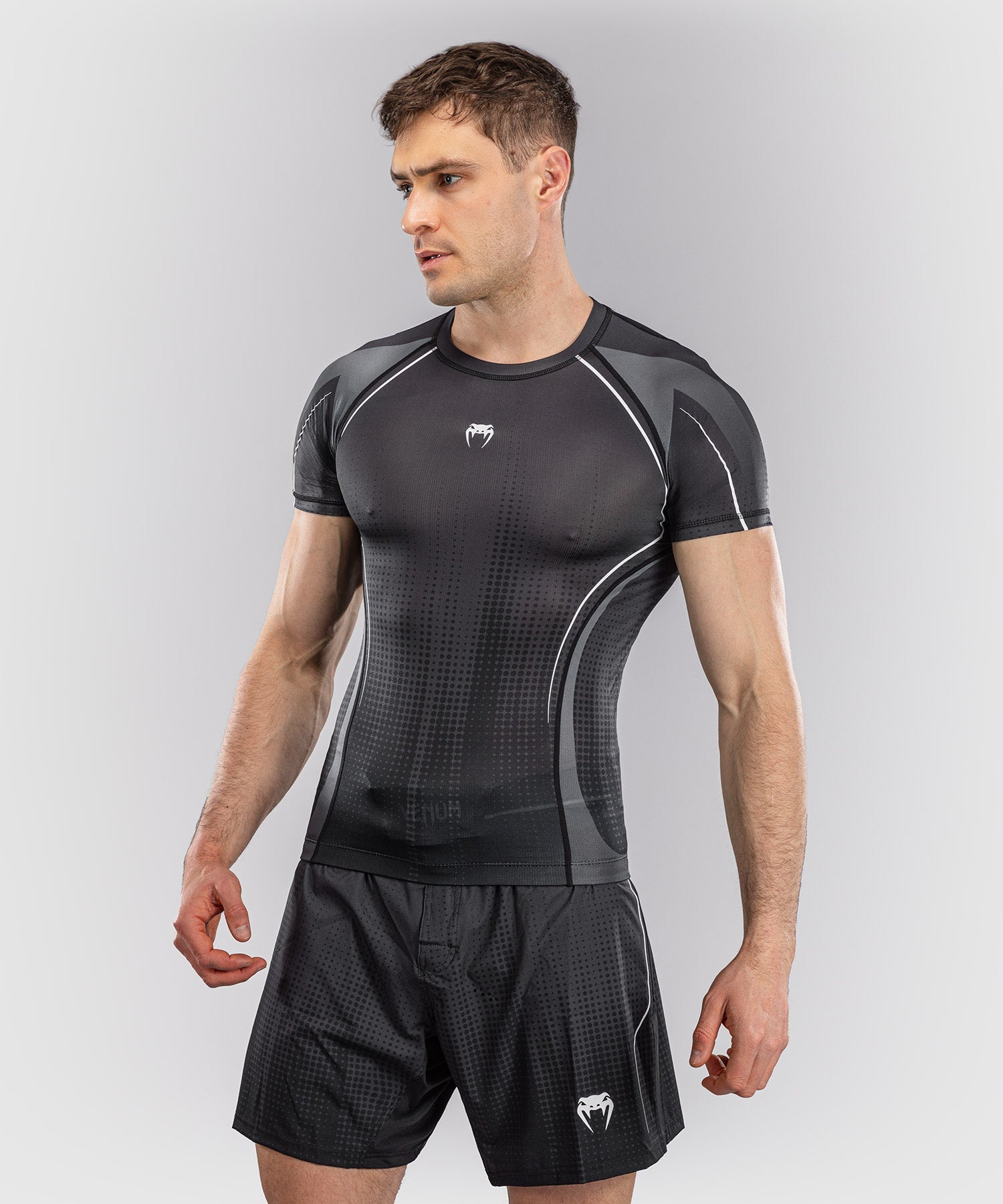 Bande silicone a la taille du rashguard Venum Stealth manches courtes