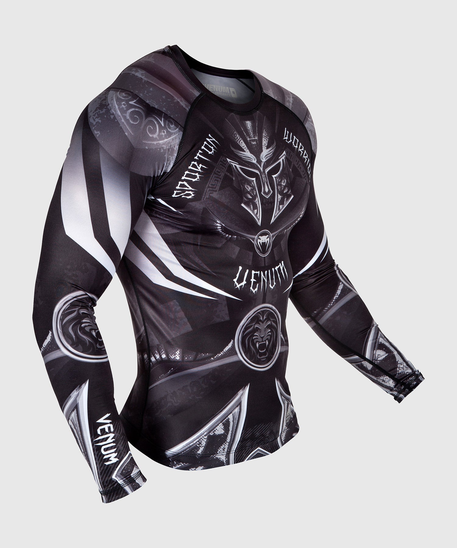 Rashguard Venum Gladiator 3.0 manches longues, motif gladiateur