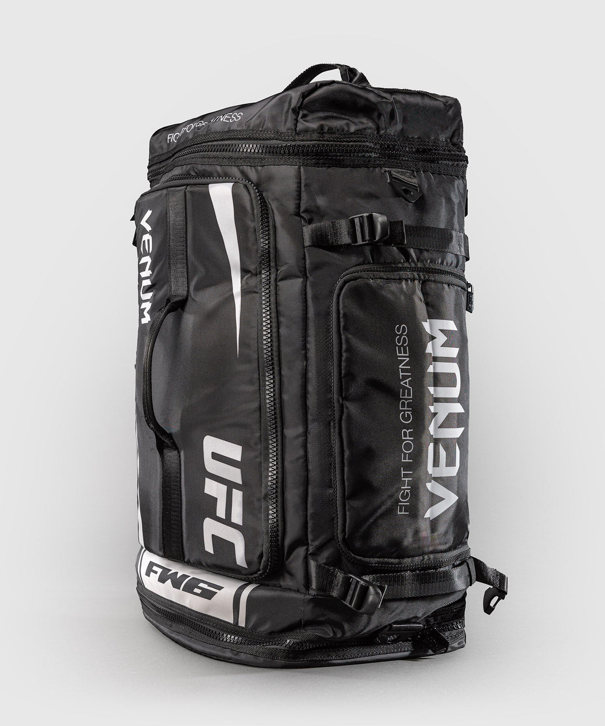 Sac de Sport UFC Venum Fight Week Noir/Blanc vue de détail